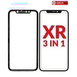 Buy the 2-pack 3-in-1 set with Front Glass, Frame, and OCA for iPhone XR, G Plus Oca Pro.
