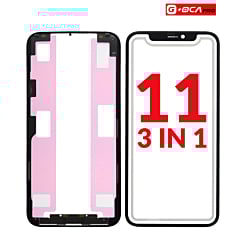 Buy the 3-in-1 Front Glass, Frame, and OCA Premium for iPhone 11, G+ OCA Pro.