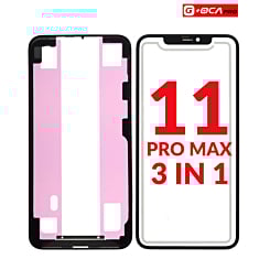 Purchase the premium 3-in-1 set with Front Glass, Frame, and OCA for iPhone 11 Pro Max, G Plus OCA Pro.