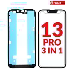 Order the 3in1 Front Glass + Frame + OCA Premium for iPhone 13 Pro G+ Oca Pro.
