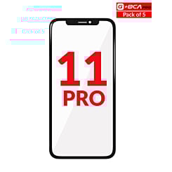 Buy the pack of 5 front glass with OCA for iPhone 11 Pro G+ OCA Pro.