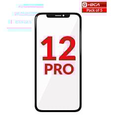 Order the Front Glass with OCA Pack of 5 for iPhone 12 Pro G Plus OCA Pro.
