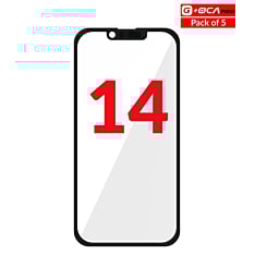 Purchase the iPhone 14 pack of 5 front glass with OCA featuring G+ OCA Pro.
