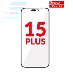 Shop the front glass with OCA pack of 5 for iPhone 15 Plus — G+ OCA Pro.