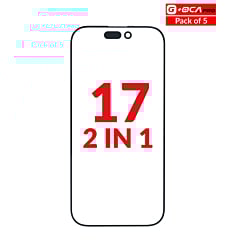 G+Oca Pro Front Glass with OCA for iPhone 17 (Pack of 5) (2 in 1)