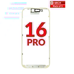 Buy the Metal Frame for iPhone 16 Pro, G+ OCA Pro, in a pack of 5.