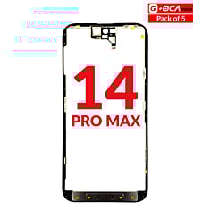 Order the premium Metal Frame in a pack of 5 for iPhone 14 Pro Max with G+ OCA Pro.
