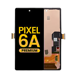 OLED Assembly with Frame for Google Pixel 6A (Without Fingerprint Sensor) (Premium)