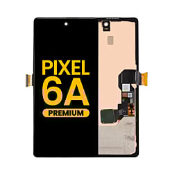 OLED Assembly with Frame for Google Pixel 6A (With Fingerprint Sensor) (Premium)