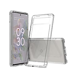 Google Pixel 7A Hybrid Case with Air Cushion Technology - CLEAR (Only Ground Shipping)