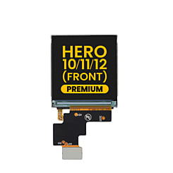 LCD Assembly without Frame for GoPro Hero  10 / 11 / 12 (Front) (Premium)