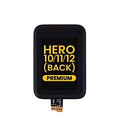 LCD Assembly with Frame for GoPro Hero 10 / 11 / 12 (Back) (Premium)