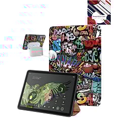 Old Style Notebook Design Case for Google Pixel Tablet 11'' (2024) - GRAFFITI (Only Ground Shipping)