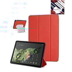 Smart Shockproof Stand Case for Google Pixel Tablet 11'' (2024) - RED (Only Ground Shipping)