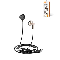 LDNIO HP09C High Quality Wired Stereo Earphone with Controller USB-C (Only Ground Shipping)