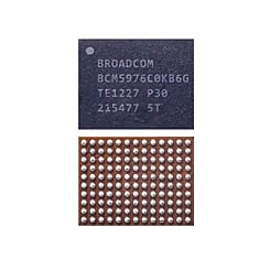 Order the pack of 10 touchscreen or digitizer controller ICs – BCM5976, 63 pins – for iPhone 6 Plus, 6, 5S, SE, 5C, iPad Air 1 and 2, iPad Mini 1 to 4, and iPad 5.