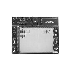 Insulated High Temperature 330mm X 198mm Aluminum Alloy for Microscope / Black (Only Ground Shipping) (Not Returnable)