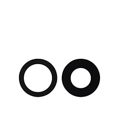 Stock up on the Back Camera Lens with Adhesive Tape for iPhone 11, 2-piece set, pack of 5, aftermarket.