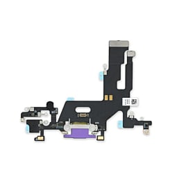 Stock up on the Charging Port Flex Cable for iPhone 11 in purple, premium.