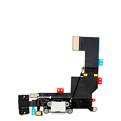 Charging Port Flex Cable for iPhone 5S (WHITE) (Premium)