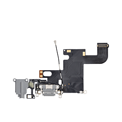 Charging Port Flex Cable for iPhone 6 (BLACK) (Premium)