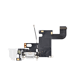 Charging Port Flex Cable for iPhone 6 (WHITE) (Premium)