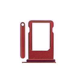 Purchase the red SIM card tray for iPhone SE 2020 and 2022, and iPhone 8.

