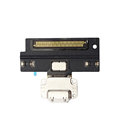 Charging Port Flex Cable for iPad Pro 10.5 (Soldering Required) (WHITE)