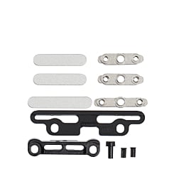 Full Button And Bracket Set for iPad Pro 11" 5th Gen (2024) / Pro 13" 7th Gen (2024) (11 Piece Set) (SILVER)
