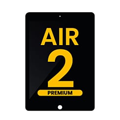 LCD Assembly for iPad Air 2 (BLACK) (Sleep / Wake Sensor Flex Pre-Installed) (Premium)