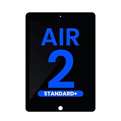 Standard+ iPad Air 2 LCD Assembly (BLACK) (Sleep / Wake Sensor Flex Pre-Installed)