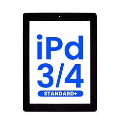 Standard+ iPad 3 / iPad 4 Digitizer Assembly with iPad 4 Home Button (BLACK)