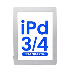 Standard+ iPad 3 / iPad 4 Digitizer Assembly with iPad 4 Home Button (WHITE)