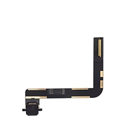 Charging Port Flex Cable for iPad 7 (2019) / iPad 8 (2020) / iPad 9 (2021) (BLACK) (Aftermarket)