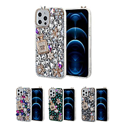 iPhone 11 Crystal Flower Perfume Silicone Hard Case