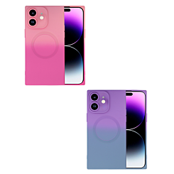 iPhone 11 Dual Color Square Case with Wireless Charging