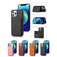 iPhone 11 Leather Pocket Wallet Case