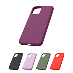 iPhone 11 Soft Solid Silicone Case (Full Buttom Cover)