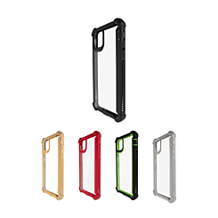 iPhone 12 / 12 Pro 3in1 Hybrid Clear Soft TPU Hard PC Back Cover Case