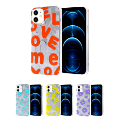 iPhone 12 / 12 Pro Love Me Printed Clear Case