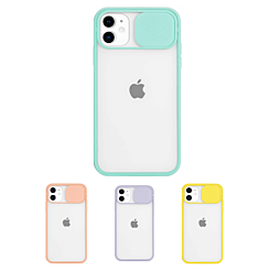 iPhone 12 / 12 Pro Slide Camera Transparent Case