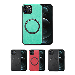 iPhone 12 / 12 Pro Wireless Charging Full Leather Case