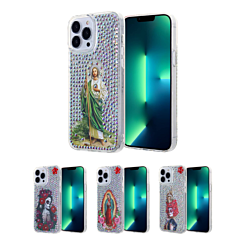 iPhone 13 Pro Crystal Diamond Pattern Design Case