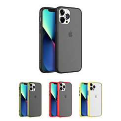iPhone 13 Pro Hard PC Rear / Soft TPU Colorful Border Case
