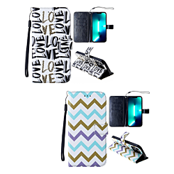 iPhone 13 Pro Printed Design Sport Wallet Case