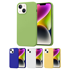 Soft Solid Silicone Case (Full Buttom Cover) for iPhone 16e / 14 / 13