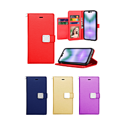 iPhone 14 Pro Max Elegant Leather Wallet Case