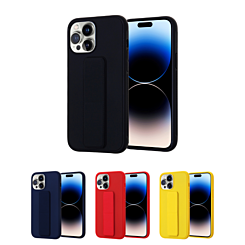 iPhone 14 Pro Max Hand Strap Vertical Magnetic Kickstand Case
