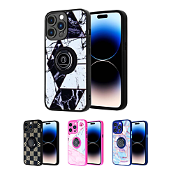iPhone 14 Pro Pattern Design Hard PC Rear/Soft TPU Case