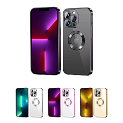 iPhone 14 Pro Shiny Wireless Charging Clear Case